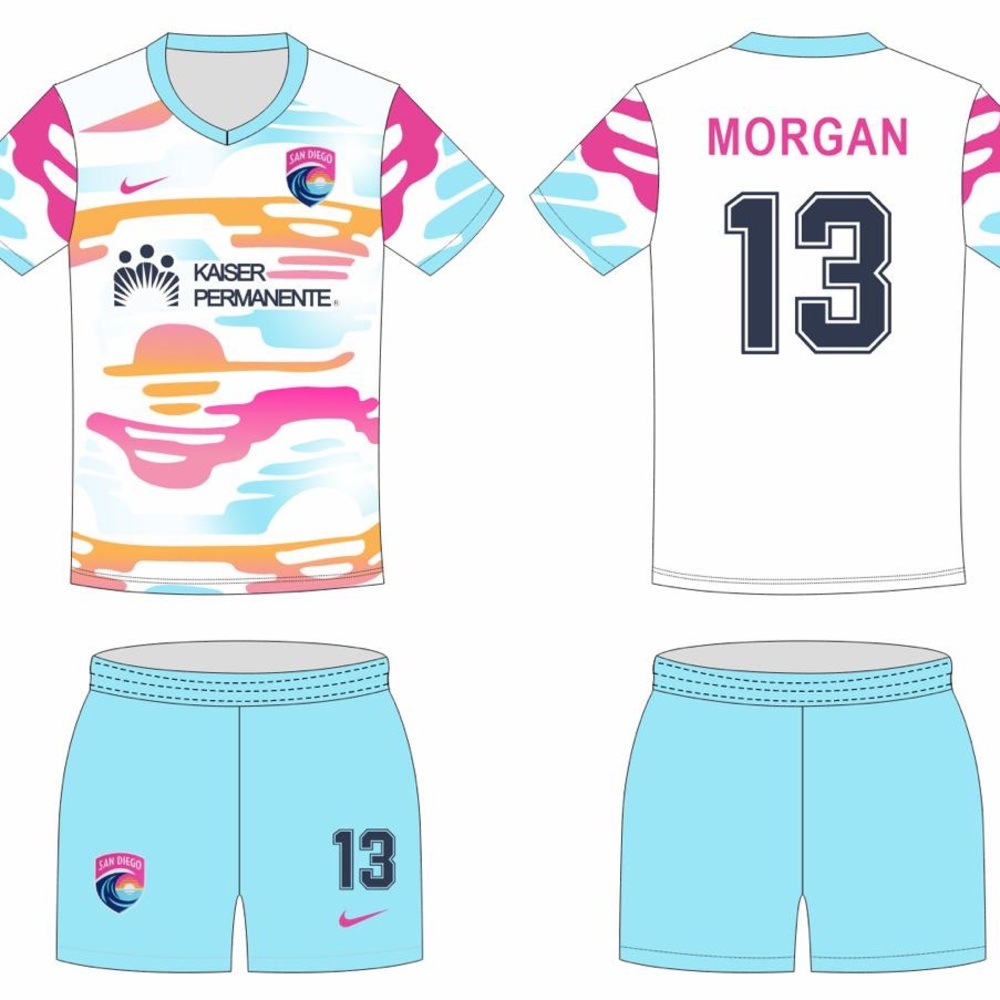 Alex Morgan San Diego Wave Uniform
